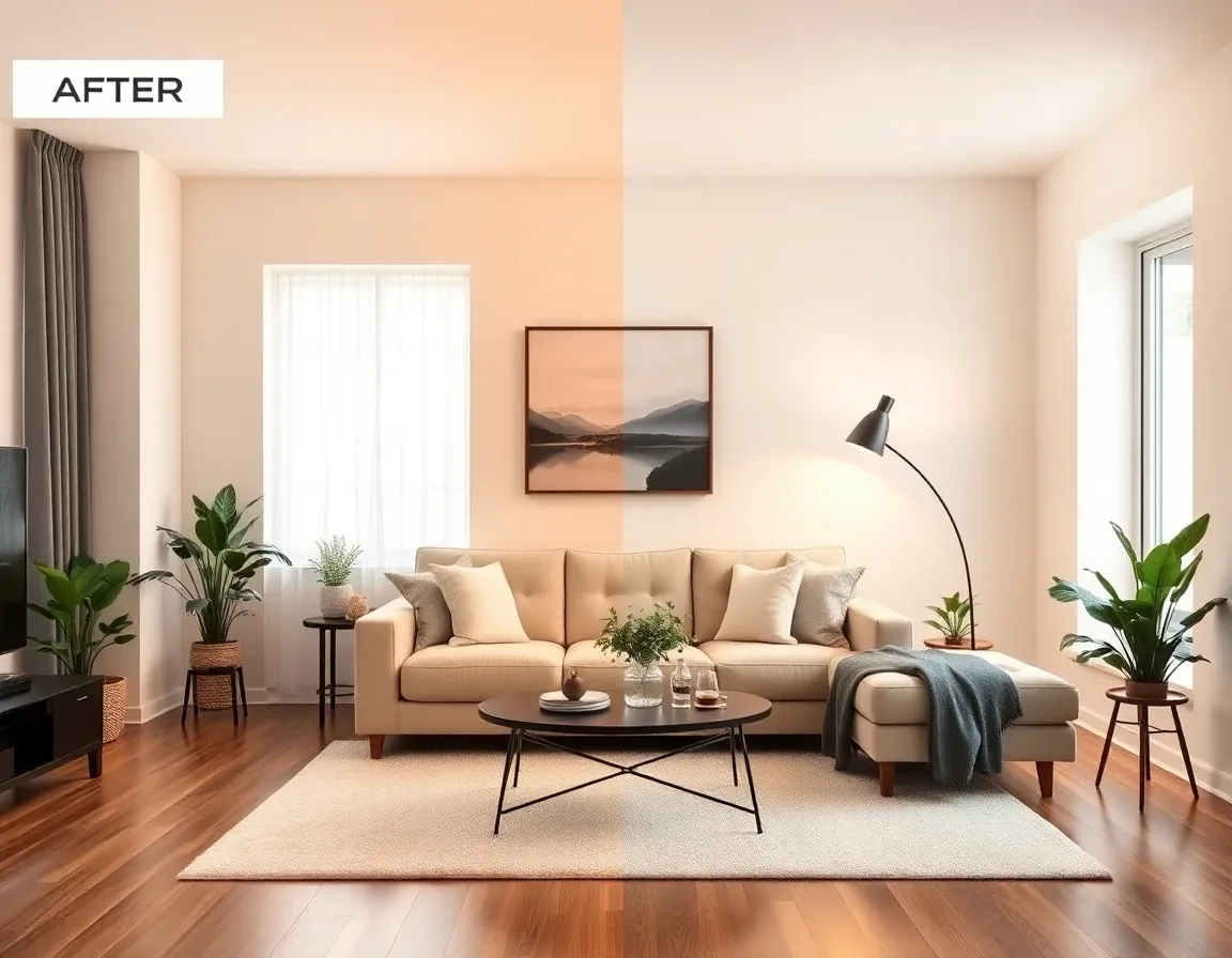 After interior design photo for Living Room